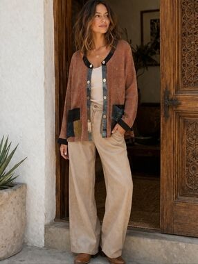 KUSNADI Collector’s Artisan Jacket  Unique Face Buttons RARE COLLECTOR’S PIECE